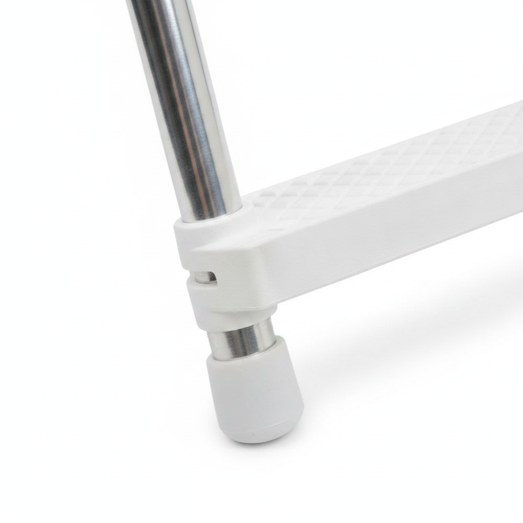 Hook-over Aluminium Boarding ladder, 3 steps | 4Boats - Product detail image 3
