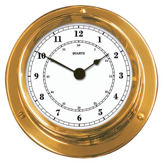 Talamex Series 110 Brass Ship's Instrument - Polished Frame | 4Boats