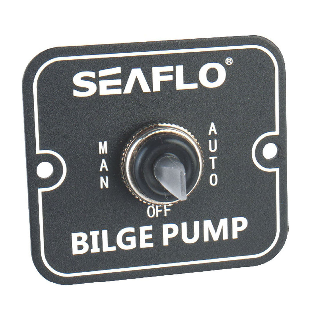 SEAFLO Bilge Switch Panel 3-Way Panel Switch 12V & 24V