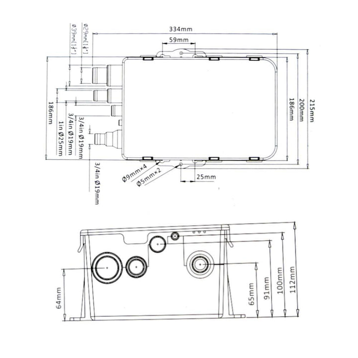 750GPH Shower Sump and Pump - 4Boats