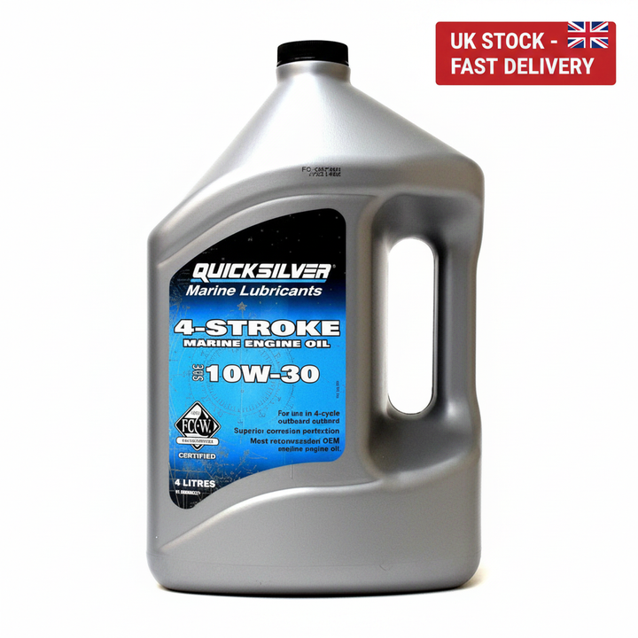 Quicksilver SAE SAE SAE 10W | 30 4‑Stroke Outboard Engine Oil | 4Boats - UK Stock image 1