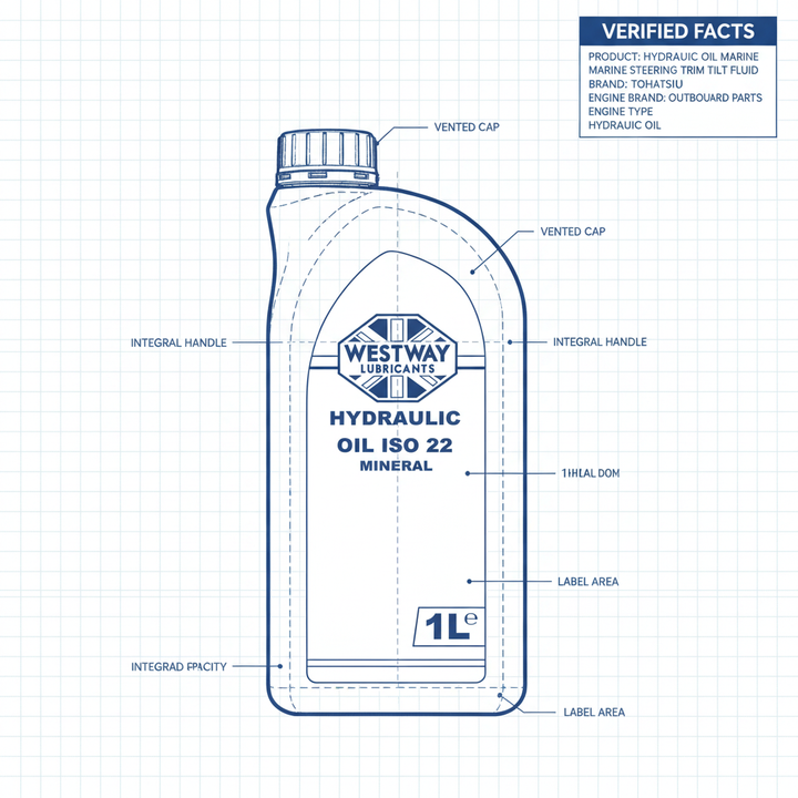 Hydraulic Oil ISO 22 Marine Steering Trim Tilt Fluid - Technical specification image 3