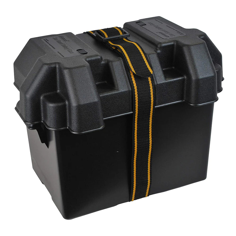 Attwood Battery Box 280 x 200 x 200mm with Strap - Ideal for Jet Skis and Outboards