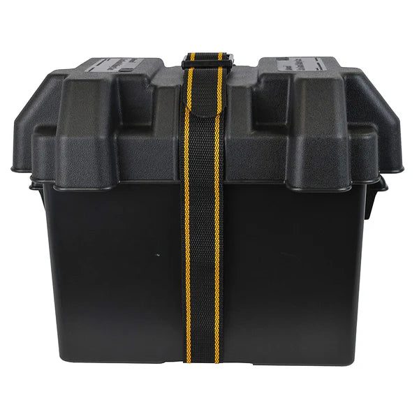 Attwood Battery Box 280 x 200 x 200mm with Strap - Ideal for Jet Skis and Outboards