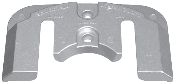 821630 plate Mercruiser Bravo series - 4Boats