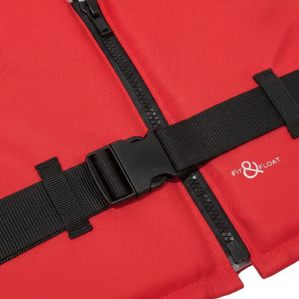 Fit & Float 50N Buoyancy Aid - Model 72158, Adult >90 kg, Red | 4Boats - Product detail image 3