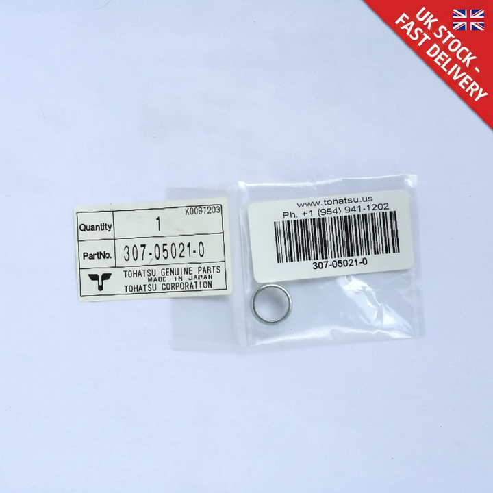Genuine Tohatsu spring cover replacement part SKU 307-05021-0 - UK Stock image 1