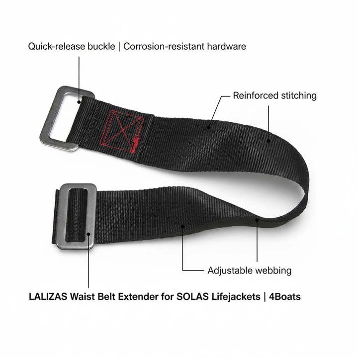 LALIZAS Waist Belt Extender for SOLAS Lifejackets | 4Boats - Technical specification image 2