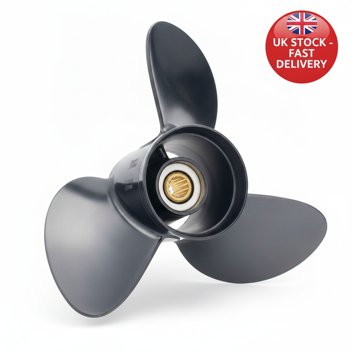 Solas Titan Stainless Propeller for Johnson Evinrude 70-140HP 13 Spline 13.75x15 - UK Stock image 1
