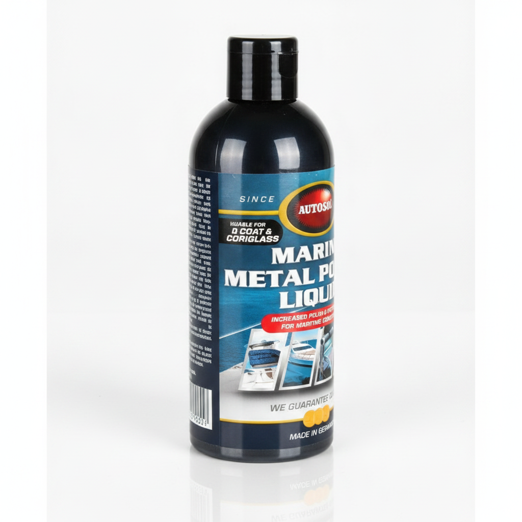 Autosol Marine Metal Polish Liquid 250ml - Stainless Steel & Chrome Protector - Technical specification image 4
