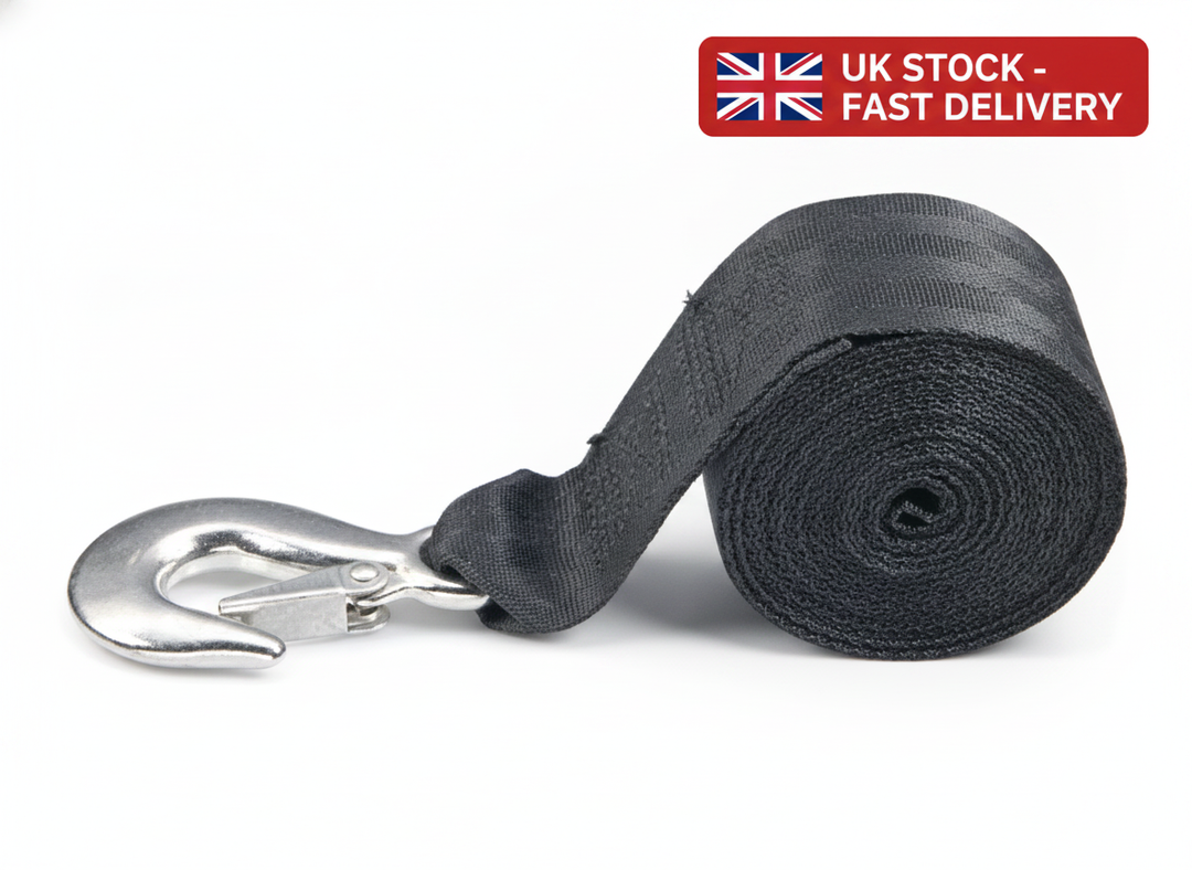 Talamex Winch Strap WT-70 — 6m x 50mm, 1180 daN | 4Boats - UK Stock image 1