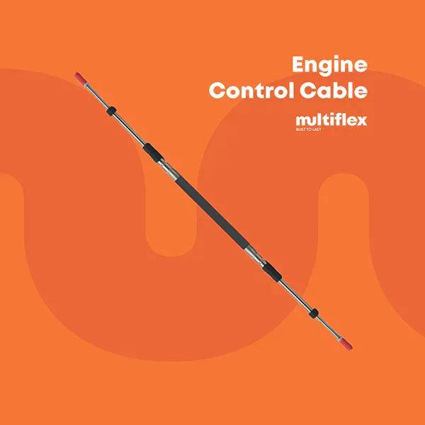 8ft Pair Outboard Remote Gear/Throttle Control Cable 8ft for Yamaha Suzuki Tohatsu - 4Boats