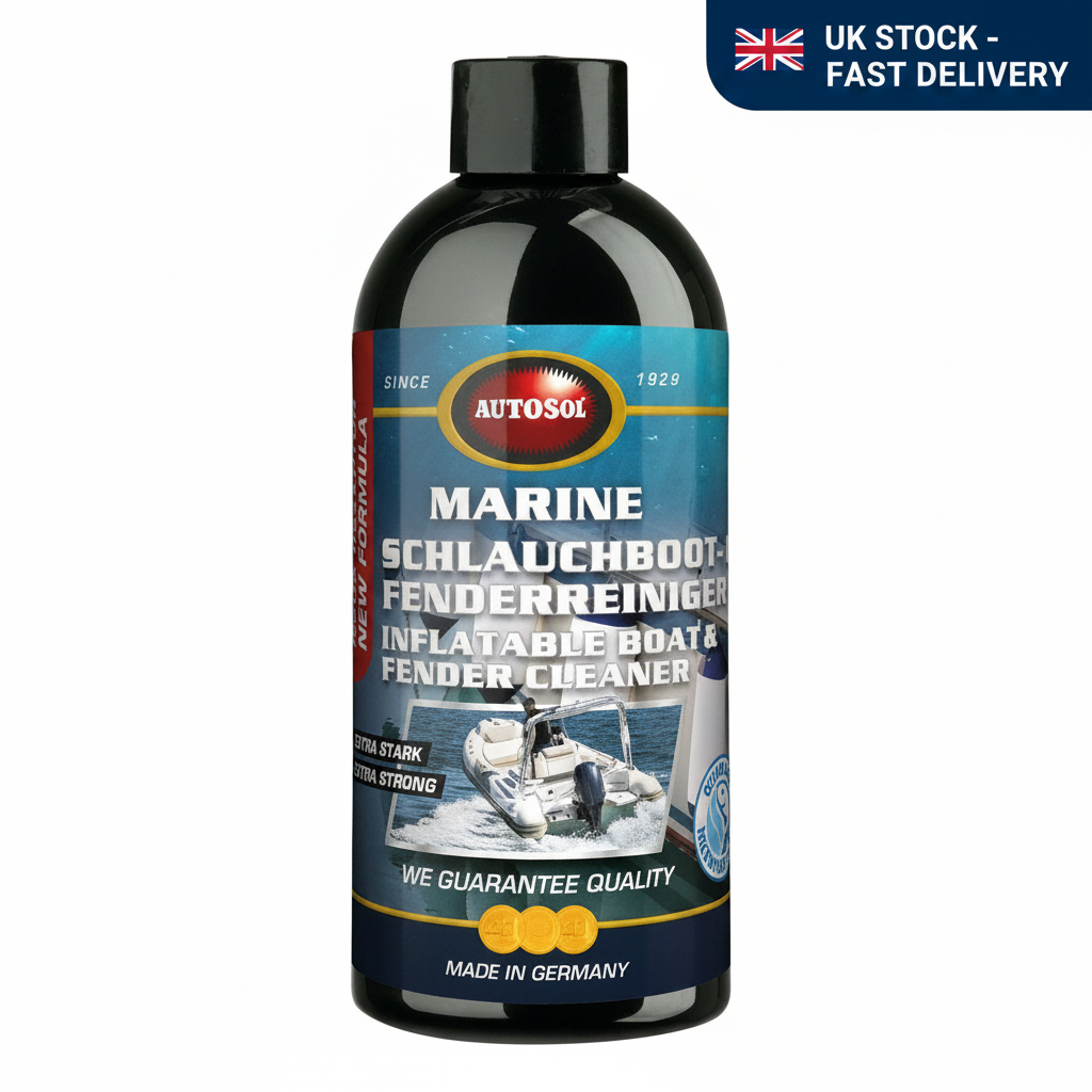 Autosol Marine Inflatable Boat & Fender Cleaner 500ml - For PVC Hypalon RIB - UK Stock image 1
