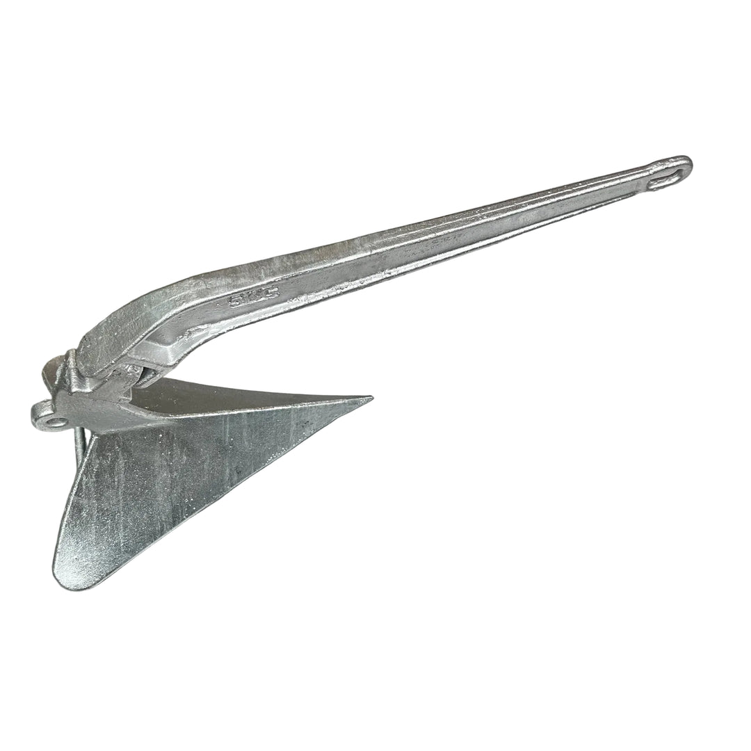 Galvanized Plough Anchors – strong hold in sand & mud | 4Boats