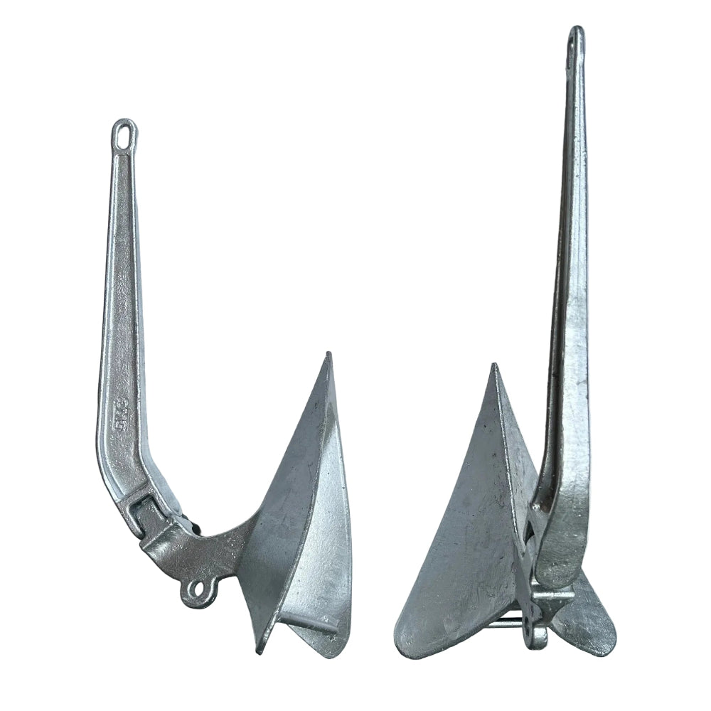 Galvanized Plough Anchors – strong hold in sand & mud | 4Boats