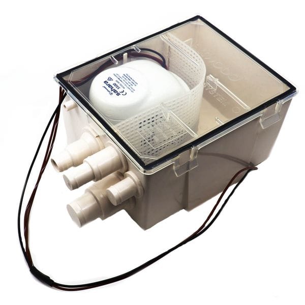 Attwood 4142-1 Shower Sump Pump System 12V 750 GPH Small Box Marine Boat