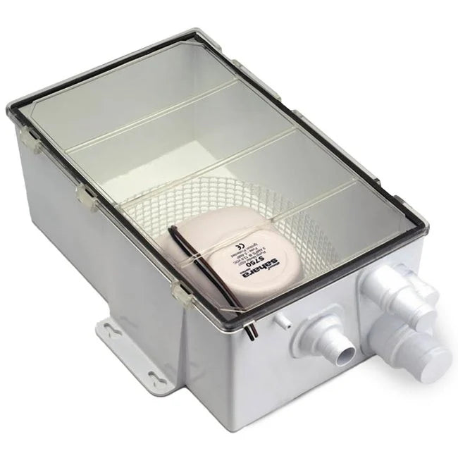 Attwood 4145-1 Marine Shower Sump System 750 GPH 24V Standard Box Drainage