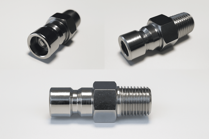 FUEL LINE TANK MALE CONNECTOR FITTING 1/4" NPT THREAD FOR HONDA OUTBOARD 1991 & UP