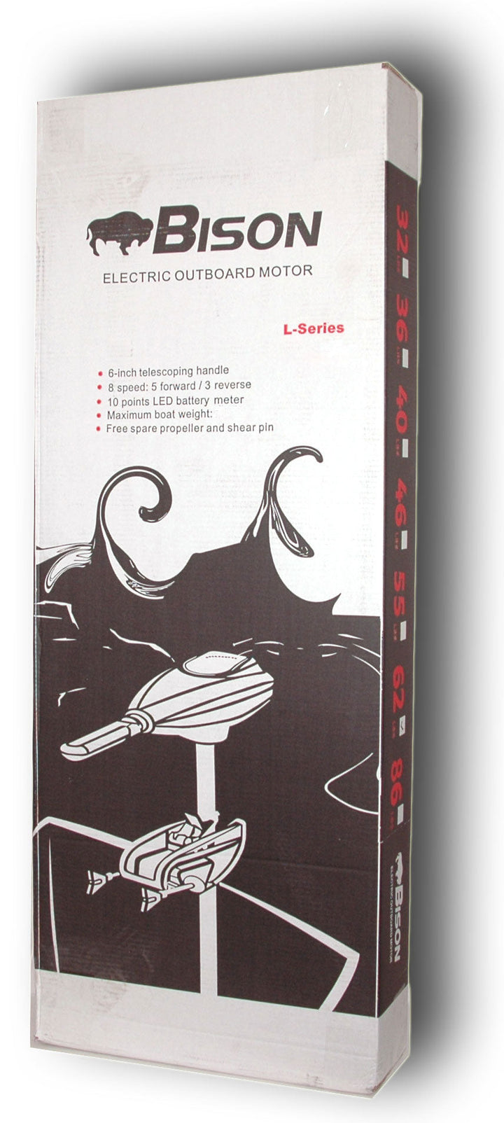 BISON 55ft/lb ELECTRIC OUTBOARD MOTOR