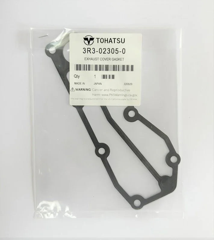 Tohatsu Nissan Exhaust Cover Gasket 25hp 30hp 4-Stroke Outboard 3R3-02305-0