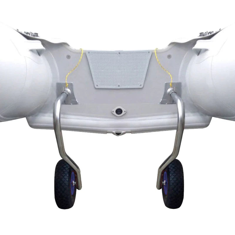 Seago Heavy Duty Dinghy Launching Wheels – 316 Stainless Steel, Pneumatic Tyres, 120kg Capacity