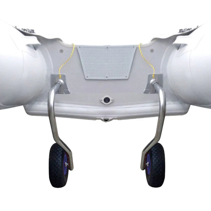 Seago Heavy Duty Dinghy Launching Wheels – 316 Stainless Steel, Pneumatic Tyres, 120kg Capacity