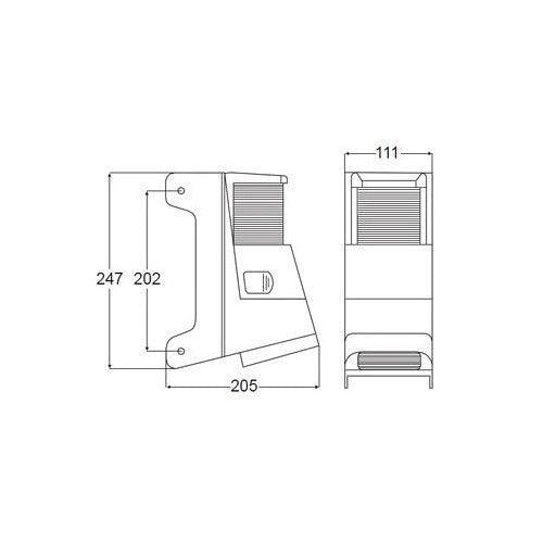 Hella Halogen Masthead / Flood Light – White Case