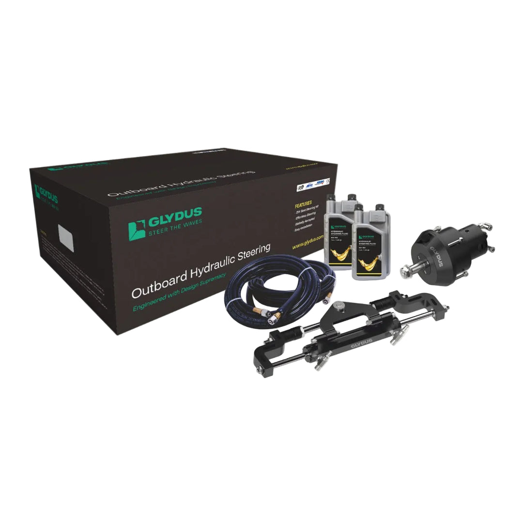 Glydus K115 Hydraulic Boat Steering Kit Single Outboard Up To 115HP