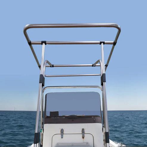 Signature T-Top for Centre Console Boat with Atlas Marine Grade Fabric