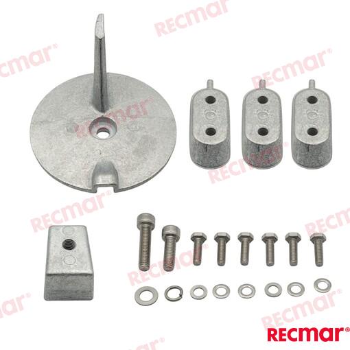 Recmar Yamaha 40–60HP zinc anode kit RECKITY40-60ZN