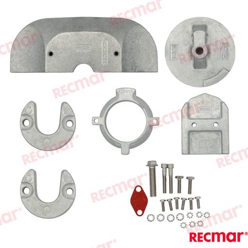 Recmar MerCruiser Alpha One Gen II zinc anode kit RECKITMALPHA2ZN