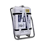 Premium Vertical Liferaft Cradle – Adjustable Stainless Steel Frame for 4–16 Person Rafts