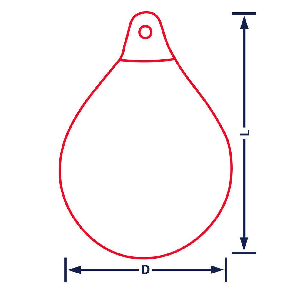 2 x Round Boat Fender - Medium - 45 x 62