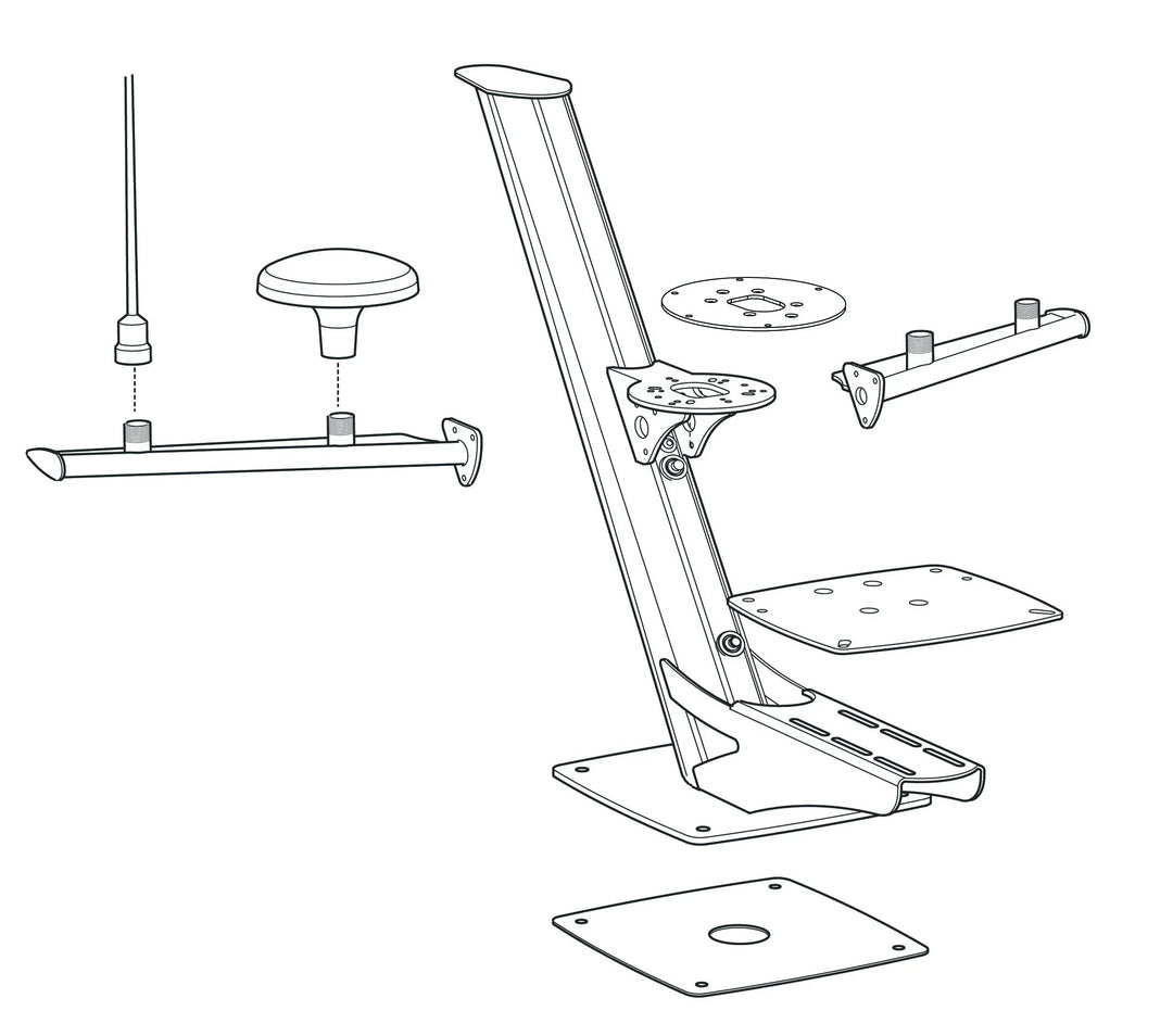 Tapered Mast - 2 Device