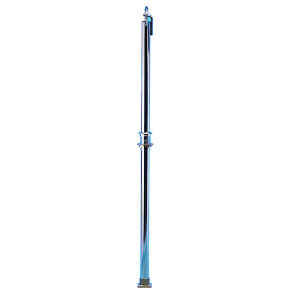 Ski Pole Stainless Steel 40mm dia x 1230mm length