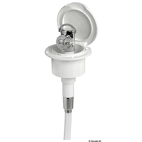 Classic Evo Shower Head Flat Mounting 2.5m PVC Hose