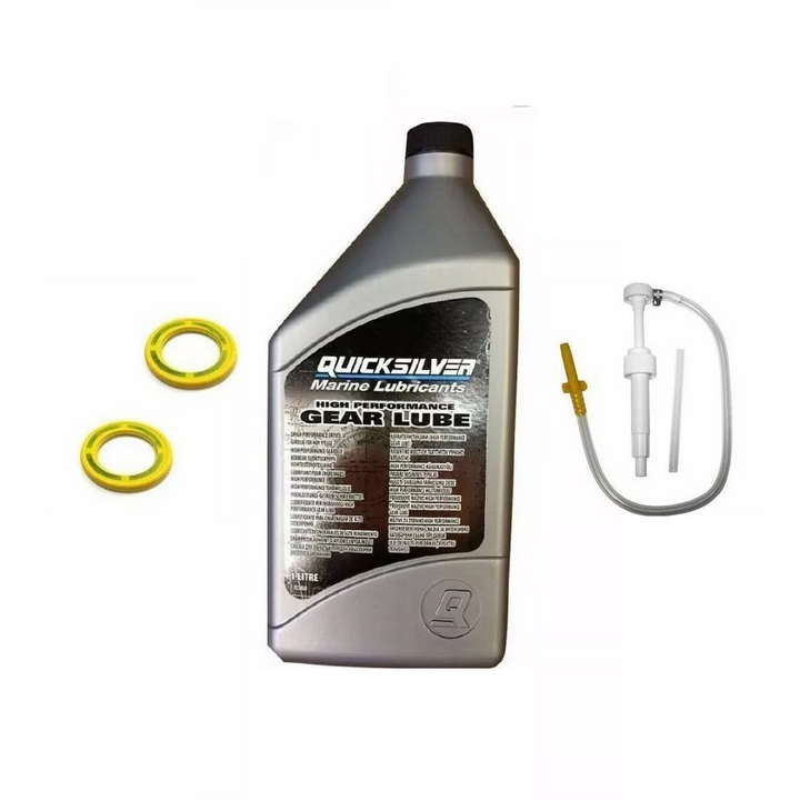 Quicksilver High Performance Gearbox Oil Change Kit for Mariner F50 / F60 4-Stroke Outboards