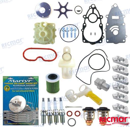 Yamaha Outboard F225C F250A Service Maintenance Kit RECKITF225C 3.3L V6 4-Stroke