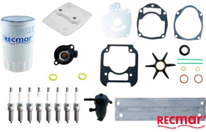 Original service components for Mercury 250-300HP 4.6L V8 4-Stroke Service Kit