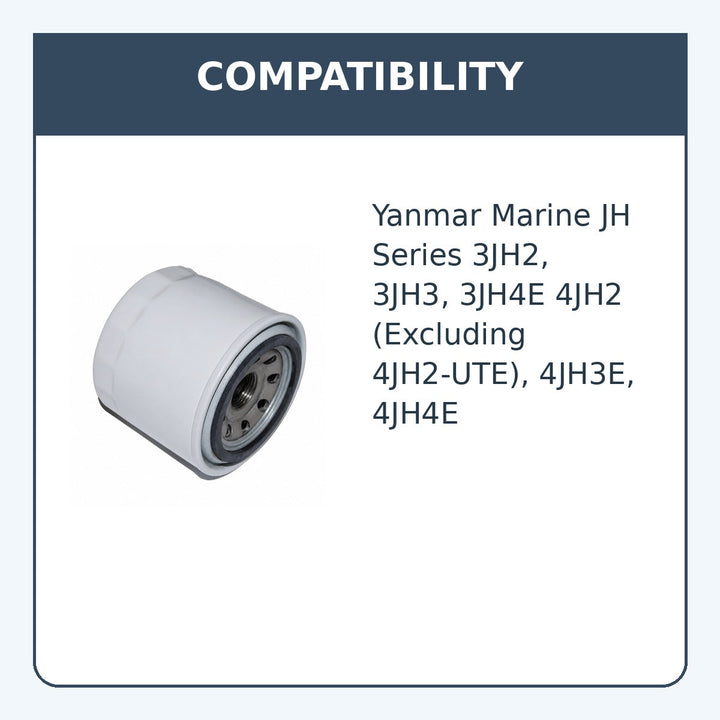 Fuel Filter for Yanmar JH Series, Replaces 129470-55810, 129470-55703 - compatibility guide