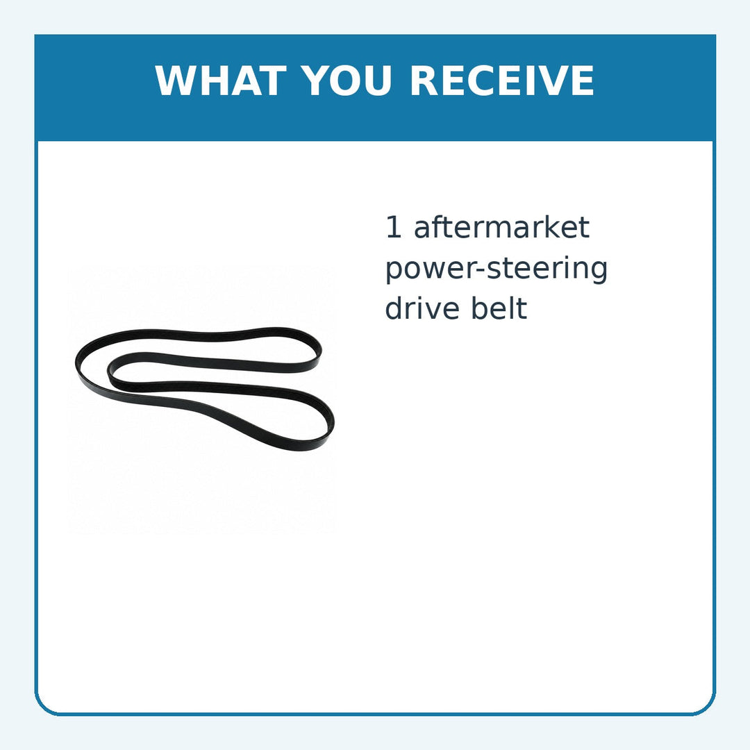 Drive Belt for Volvo Penta D4 D6 Power Steering Repl 21407028 - supplied components