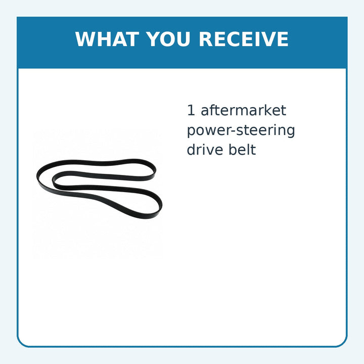 Drive Belt for Volvo Penta D4 D6 Power Steering Repl 21407028 - supplied components