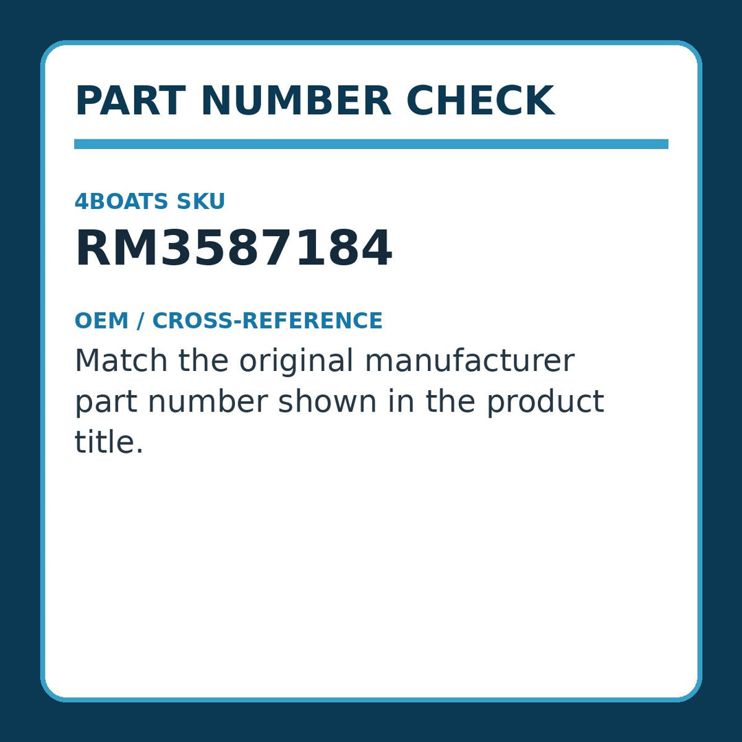 Volvo Penta D4 & D6 Hose 3587184, Exhaust Elbow to DPH Exhaust - part number reference