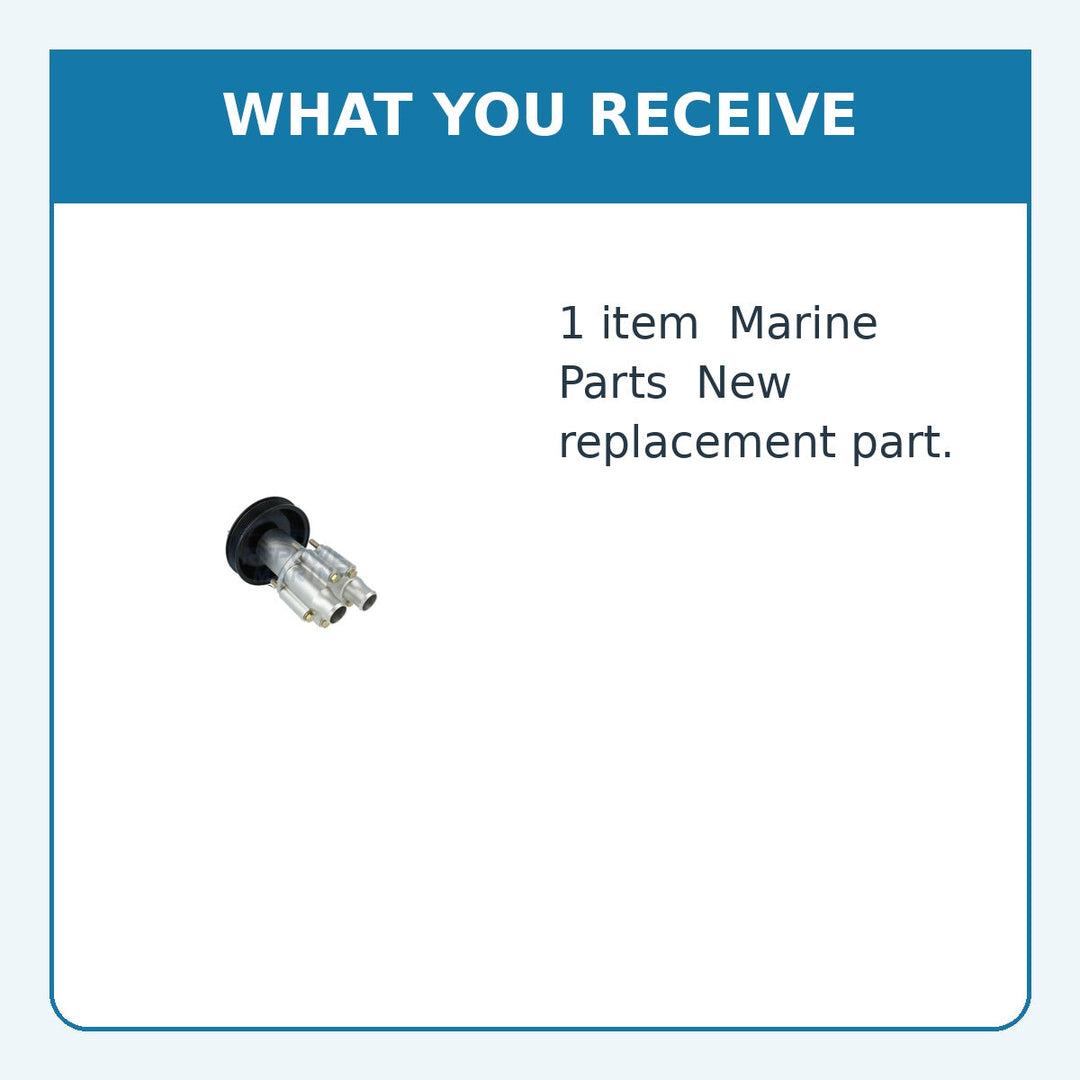 Stainless MerCruiser Raw Water Pump 46-807151A9 Serpentine - supplied item