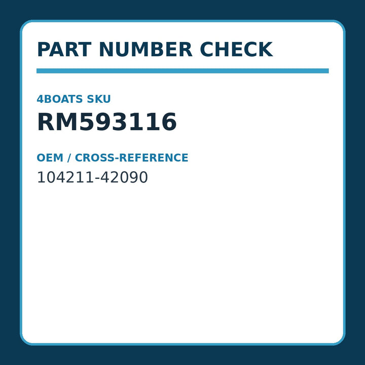 5 x Water Pump Gaskets for Yanmar 2GM, 2GM20, 3GM30 - part number reference