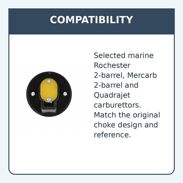 Aftermarket MerCruiser Rochester Mercarb Electric Choke 70125A02 - compatibility guide