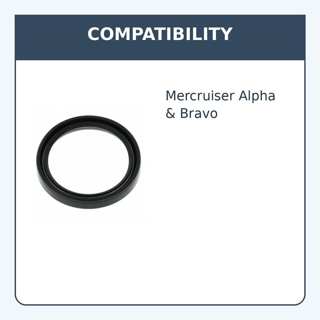 Mercruiser Alpha & Bravo Upper Steering Pin Seal, Replaces 26-416071, 26-8M2005029 - compatibility guide