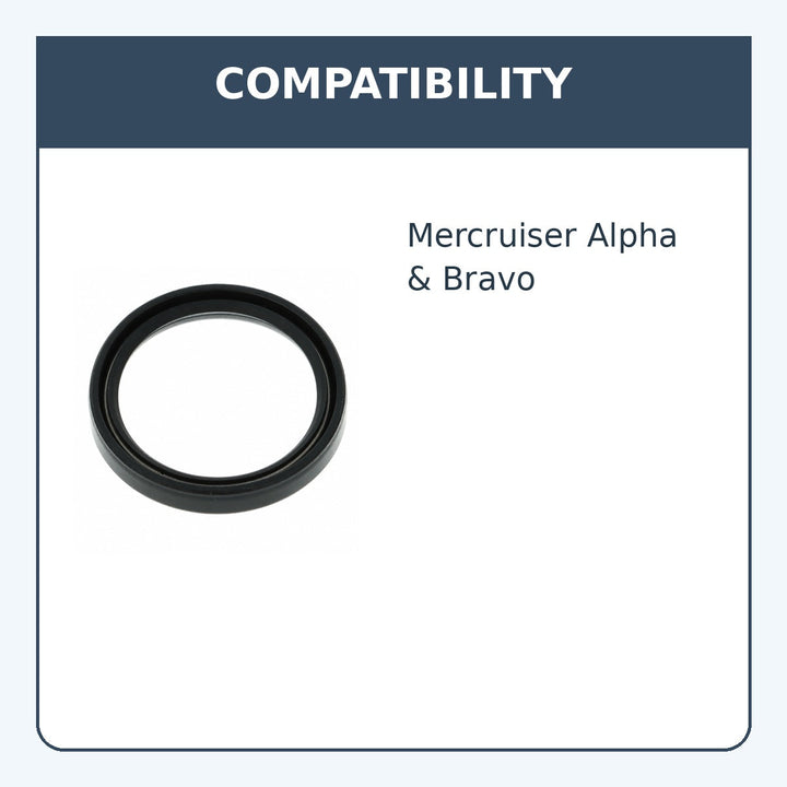 Mercruiser Alpha & Bravo Upper Steering Pin Seal, Replaces 26-416071, 26-8M2005029 - compatibility guide