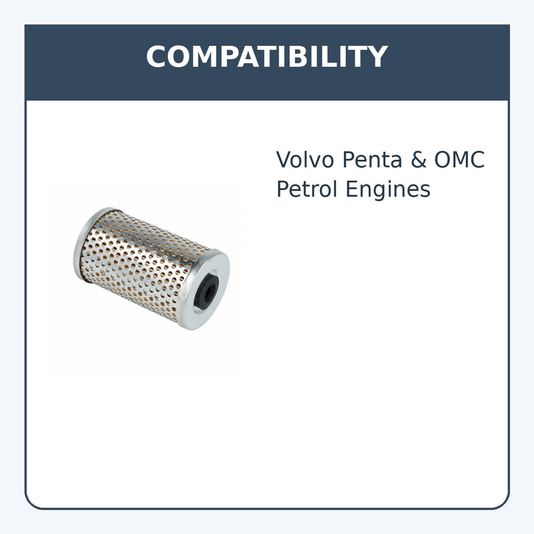 Fuel Filter Element for Volvo Penta & OMC, 841162 - compatibility guide