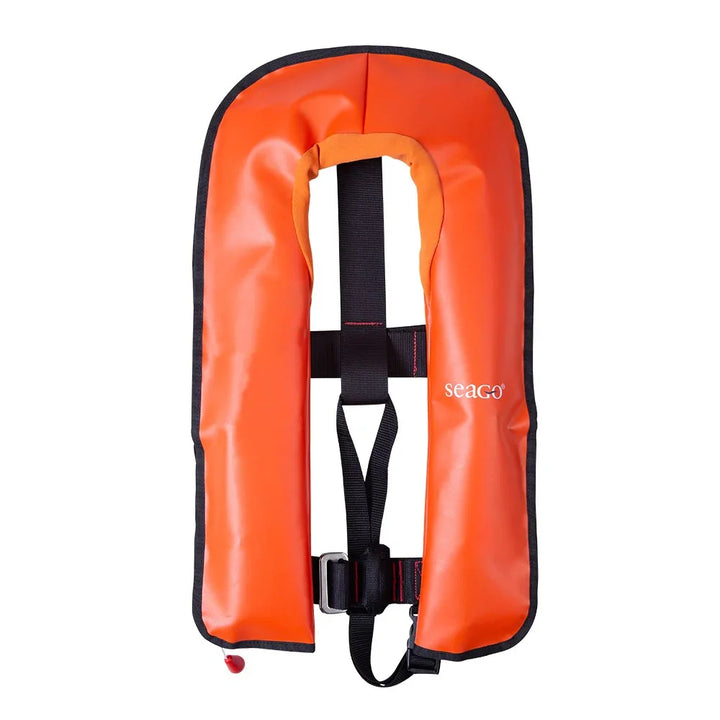 Seago Seaguard 300N Automatic Lifejacket Harness Wipe Clean PVC Orange SG300PVC